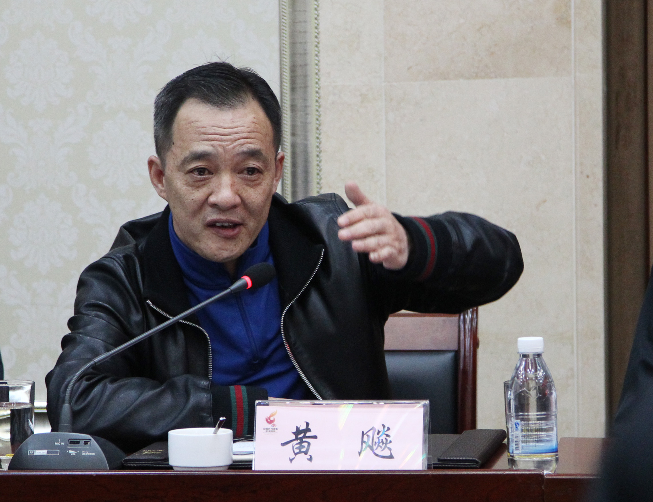 中国乒乓球队领队黄飚